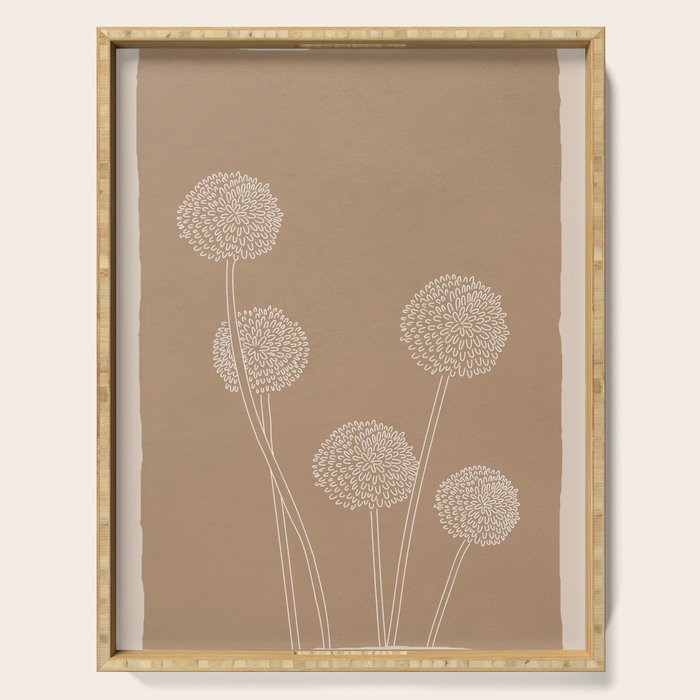 Dandelions 5 Serving Tray Gallery Image 1