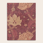 William Morris Windrush Dark Red Brick Vintage Pattern Notebook Gallery Image 4