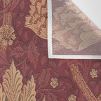 William Morris Windrush Dark Red Brick Vintage Pattern Wall Tapestry Gallery Image 3