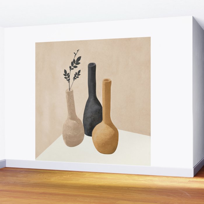 Vase Decoration VIII Wall Mural Gallery Image 2