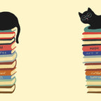 Hidden cat 31 reading books  Coffee Mug Gallery Image 2