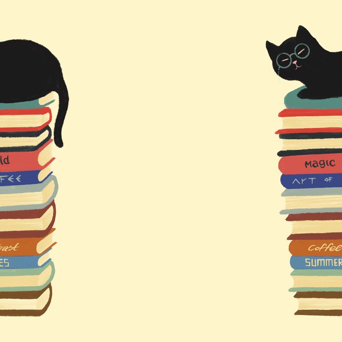 Hidden cat 31 reading books  Coffee Mug Gallery Image 2