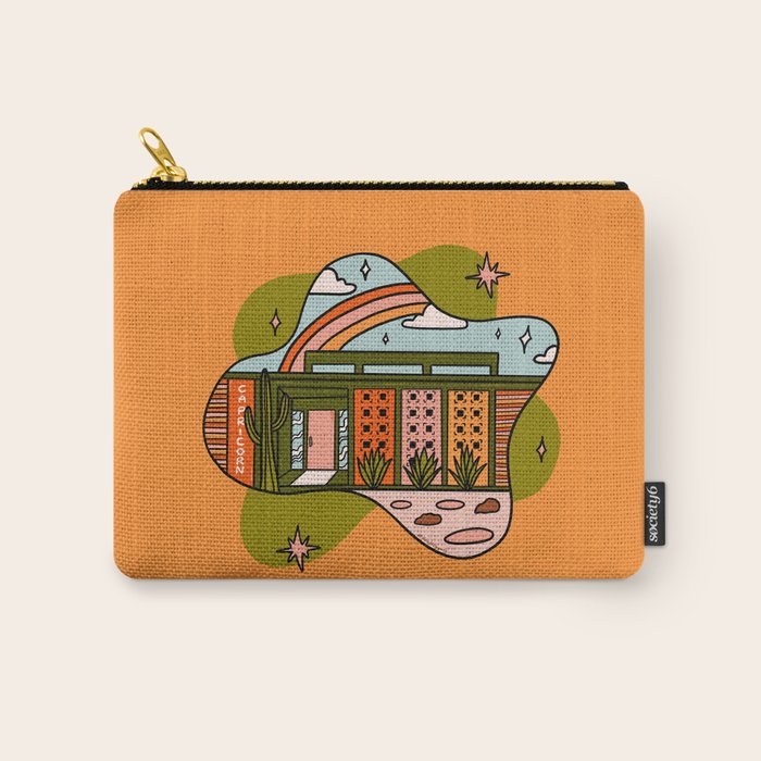Capricorn Mid Century House Carry All Pouch Gallery Image 1