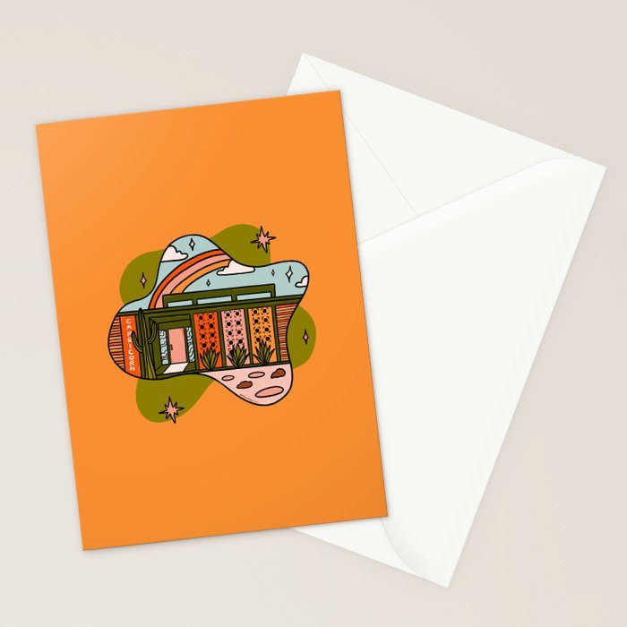 Capricorn Mid Century House Stationery Card Gallery Image 2