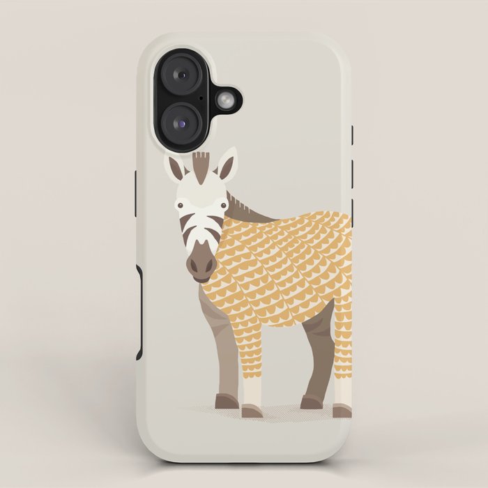 Whimsical Zebra iPhone Case Gallery Image 1