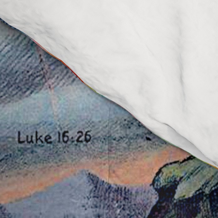 The Broad and Narrow Way Bible Passages Poster Comforter Gallery Image 4