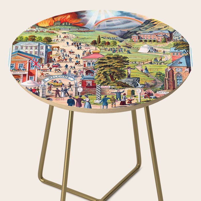 The Broad and Narrow Way Bible Passages Poster Side Table Gallery Image 2