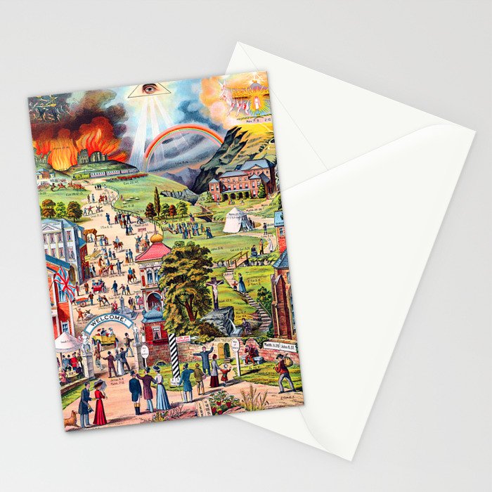 The Broad and Narrow Way Bible Passages Poster Stationery Card Gallery Image 2