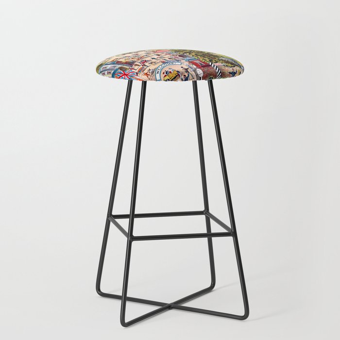 The Broad and Narrow Way Bible Passages Poster Stool Gallery Image 1