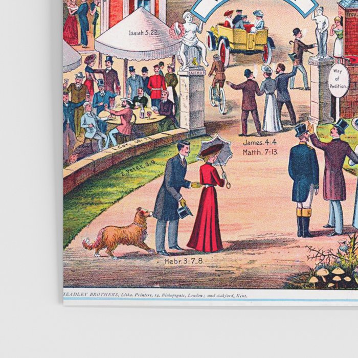The Broad and Narrow Way Bible Passages Poster Poster Gallery Image 3