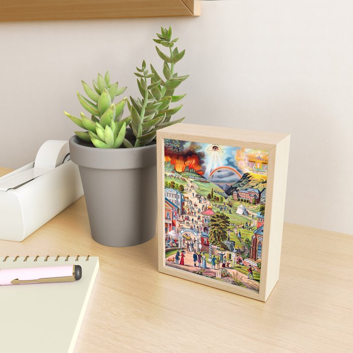 The Broad and Narrow Way Bible Passages Poster Mini Art Print Gallery Image 2