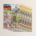 The Broad and Narrow Way Bible Passages Poster Wrapping Paper Gallery Image 3