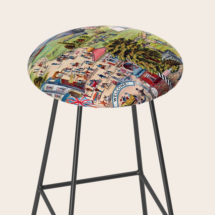 The Broad and Narrow Way Bible Passages Poster Stool Gallery Image 2