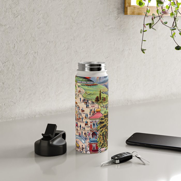 The Broad and Narrow Way Bible Passages Poster Water Bottle Gallery Image 4