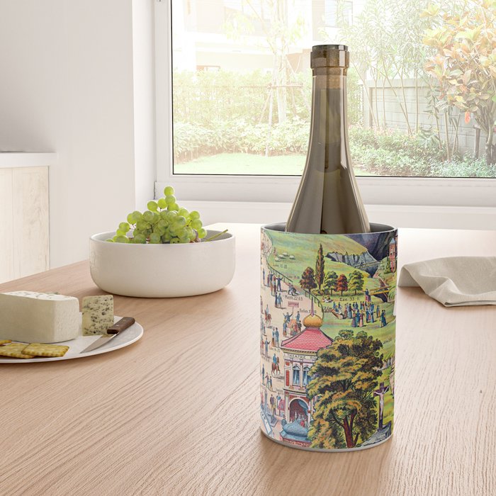 The Broad and Narrow Way Bible Passages Poster Wine Chiller Gallery Image 4