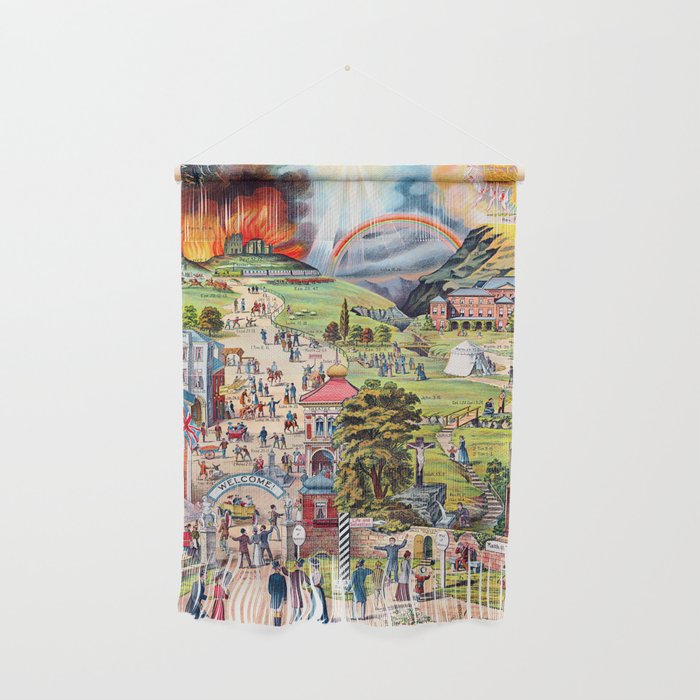 The Broad and Narrow Way Bible Passages Poster Wall Hanging Gallery Image 1