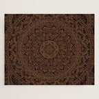 Mandala Dark Chocolate Jigsaw Puzzle Gallery Image 1