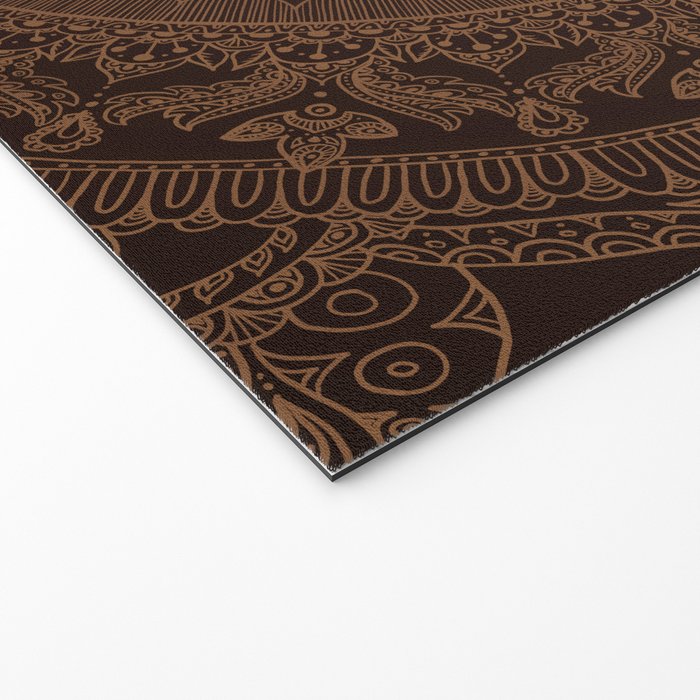 Mandala Dark Chocolate Welcome Mat Gallery Image 2