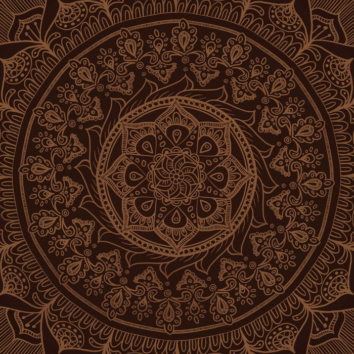 Mandala Dark Chocolate Coffee Mug Gallery Image 2