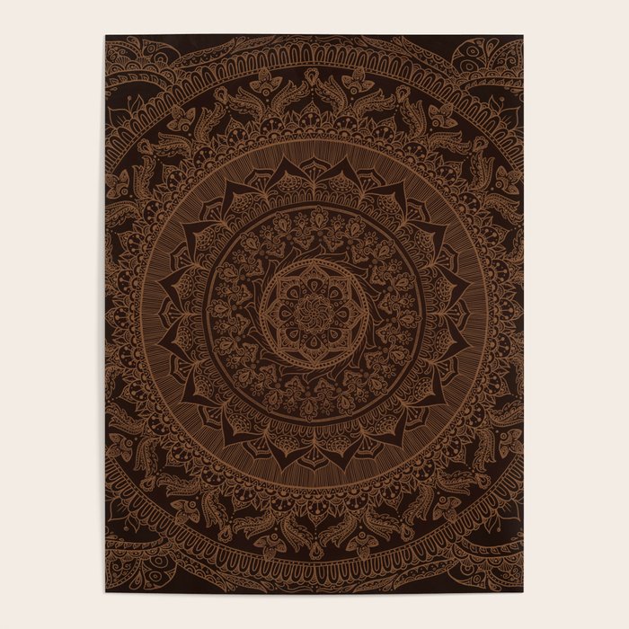 Mandala Dark Chocolate Poster Gallery Image 1