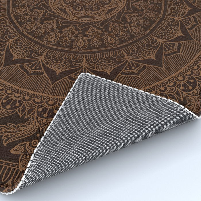 Mandala Dark Chocolate Rug Gallery Image 4