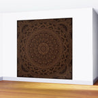 Mandala Dark Chocolate Wall Mural Gallery Image 2