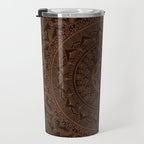 Mandala Dark Chocolate Travel Mug Gallery Image 3