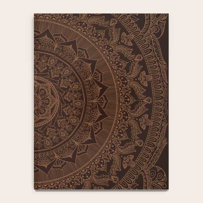 Mandala Dark Chocolate Notebook Gallery Image 4