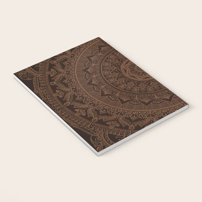 Mandala Dark Chocolate Notebook Gallery Image 3
