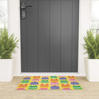 Cat Macaron Welcome Mat Gallery Image 3
