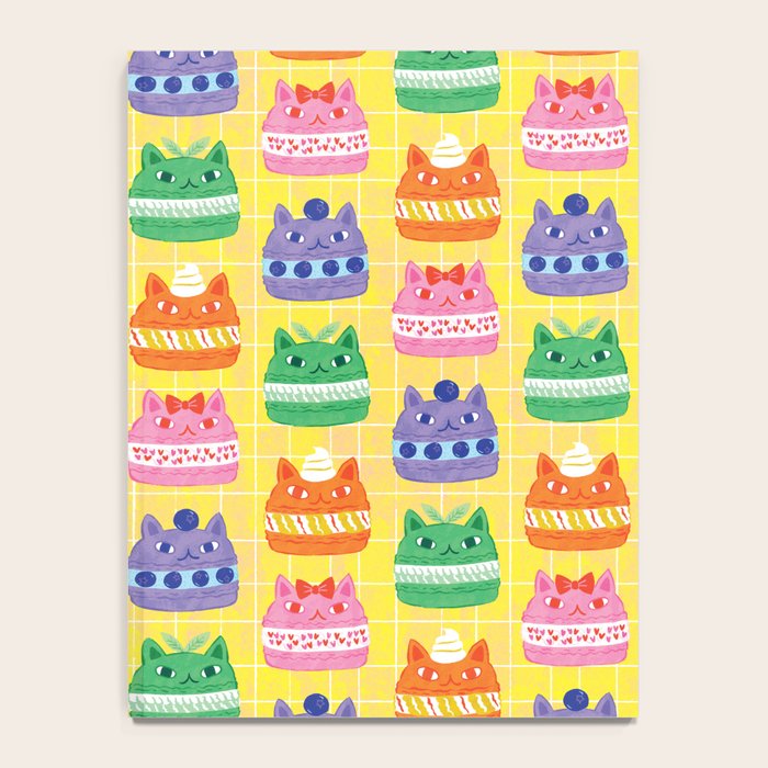 Cat Macaron Notebook Gallery Image 4