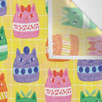 Cat Macaron Wall Tapestry Gallery Image 3