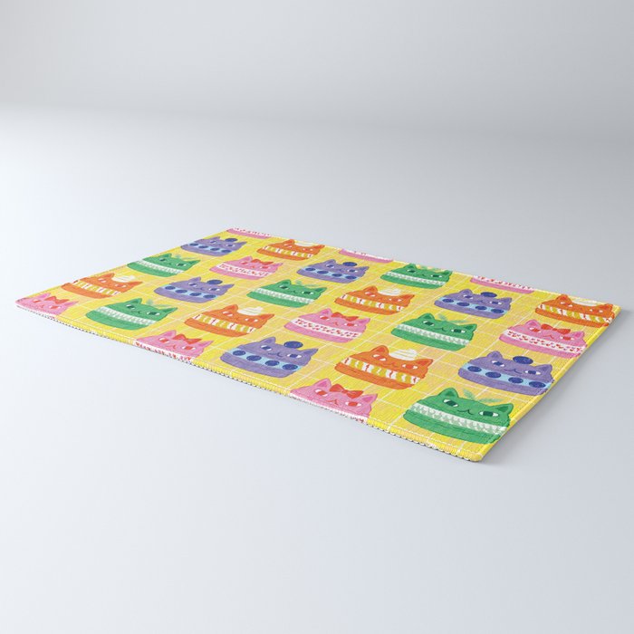 Cat Macaron Rug Gallery Image 3