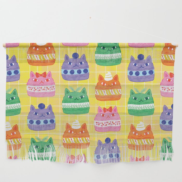Cat Macaron Wall Hanging Gallery Image 1
