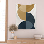 Geometric Harmony XXXIII Wall Tapestry Gallery Image 2