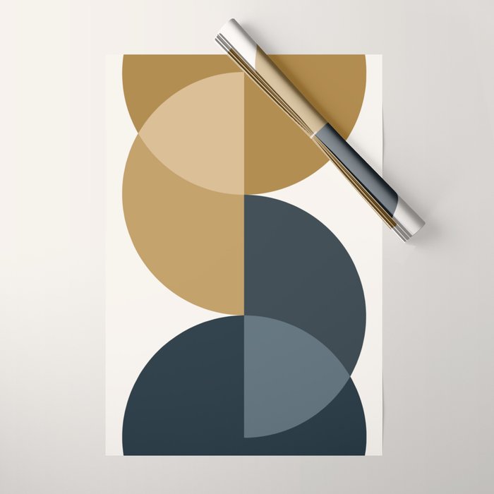 Geometric Harmony XXXIII Wrapping Paper Gallery Image 1