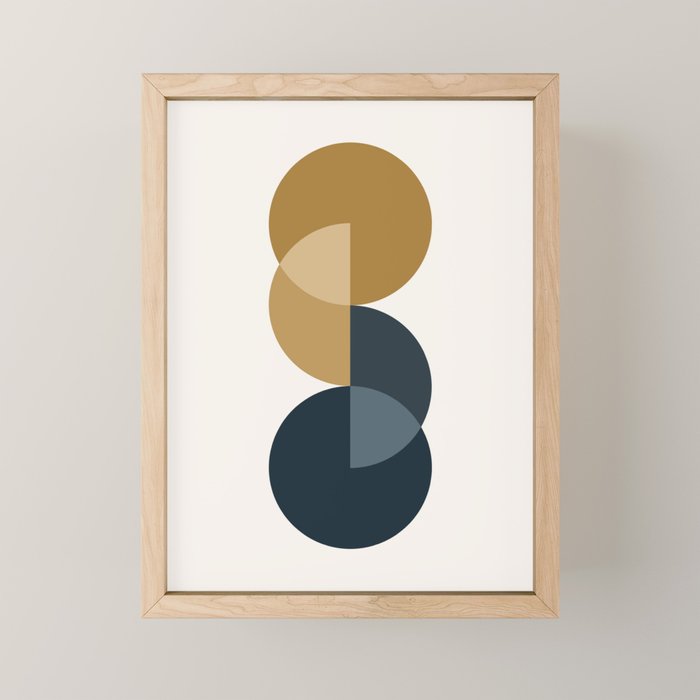 Geometric Harmony XXXIII Mini Art Print Gallery Image 1