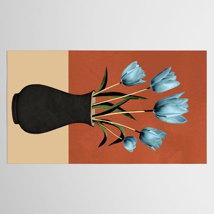 Tulips In Vase 3 Tablecloth Gallery Image 2