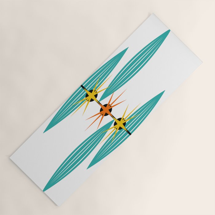 Mid-Century Modern Art 1.5 Yoga Mat Gallery Image 1