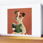 The Bookish Dog Wall Mural Gallery Image 2