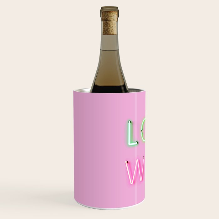 LOVE WINS - Rainbow Neon Wine Chiller Gallery Image 2