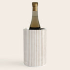Neutral Light Beige Lines Modern Minimalism Art Wine Chiller Gallery Image 1