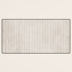 Neutral Light Beige Lines Modern Minimalism Art Desk Mat Gallery Image 3