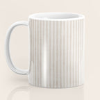 Neutral Light Beige Lines Modern Minimalism Art Coffee Mug Gallery Image 3