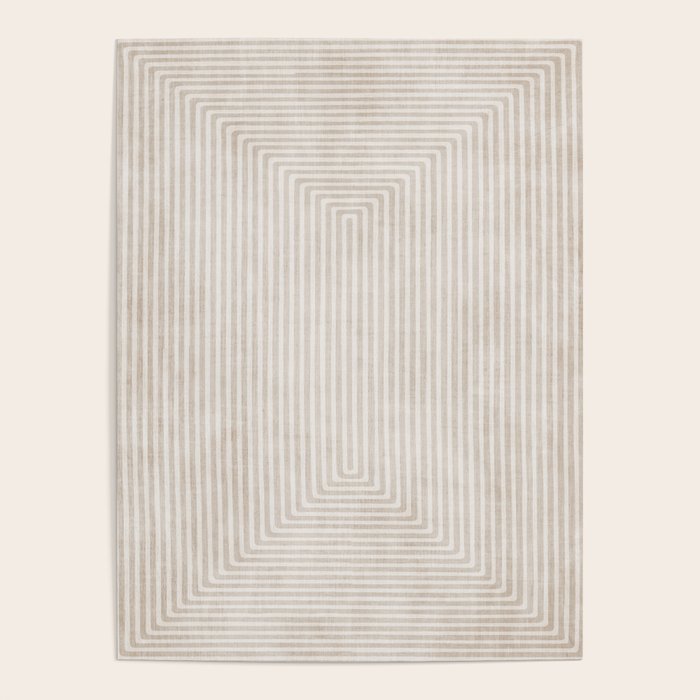 Neutral Light Beige Lines Modern Minimalism Art Poster Gallery Image 4