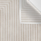 Neutral Light Beige Lines Modern Minimalism Art Wall Tapestry Gallery Image 3