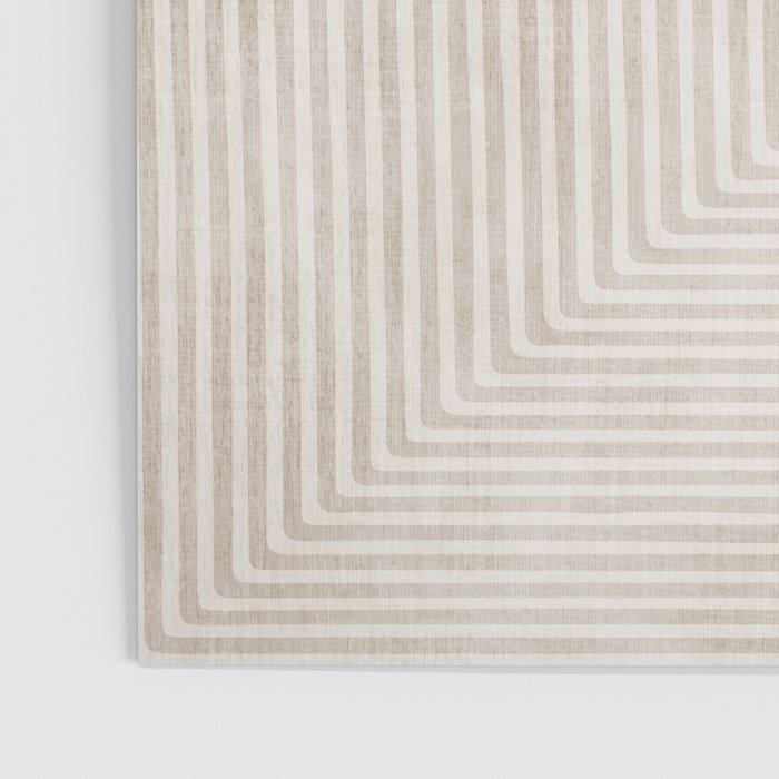 Neutral Light Beige Lines Modern Minimalism Art Poster Gallery Image 3