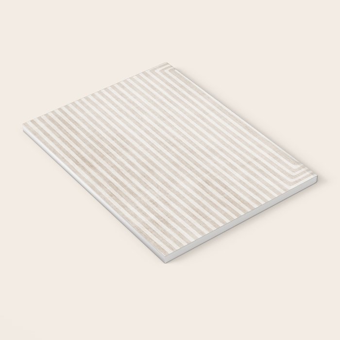 Neutral Light Beige Lines Modern Minimalism Art Notebook Gallery Image 3