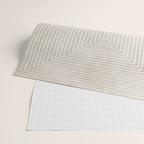 Neutral Light Beige Lines Modern Minimalism Art Wrapping Paper Gallery Image 2