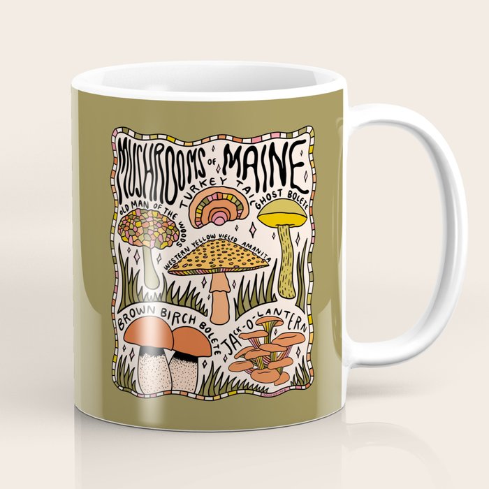 Mushrooms of Maine Coffee Mug Gallery Image 1